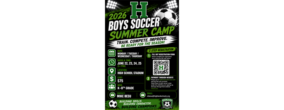 2026 Boys Summer Camp